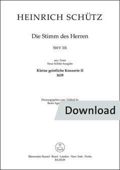 Die Stimm des Herren SWV 331 