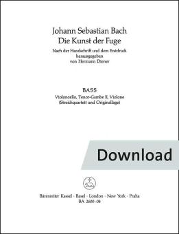 Die Kunst der Fuge BWV 1080 Download