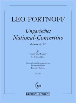 Concertino nacional húngaro en re menor op. 87 