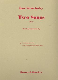 2 Songs op. 6/1 