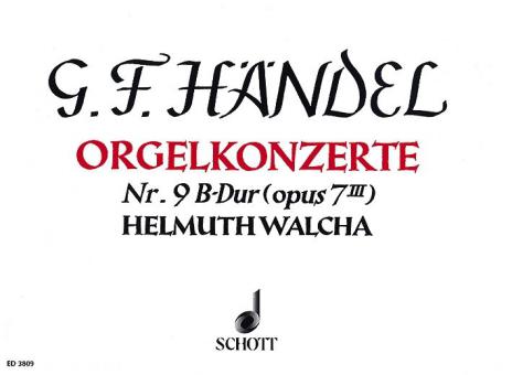 Organ Concerto No. 9 B Major Op. 7/3 HWV 308 