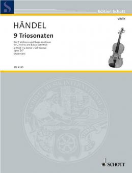 Nine Trio Sonatas Op. 2 No. 7 Standard