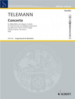 Concerto D Minor TWV 42:H 1 Standard