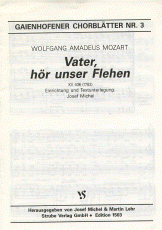 Vater, hör unser Flehen 