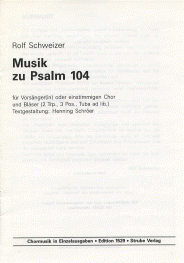 Musik zu Psalm 104 