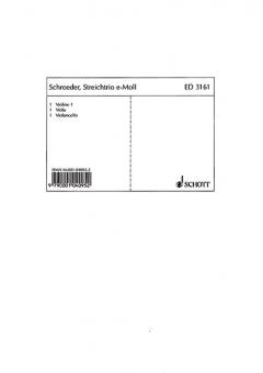String Trio E Minor Op. 14/1 Standard