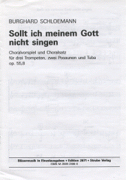 Sollt ich meinem Gott nicht singen 