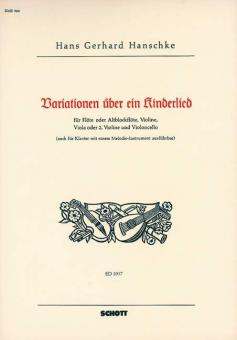 Variationen über ein Kinderlied 