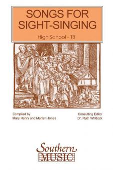 Songs For Sight-Singing Vol. 1 High School Tenor/Bass 