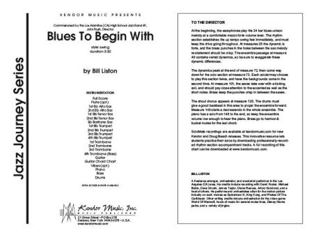 Blues To Begin With 