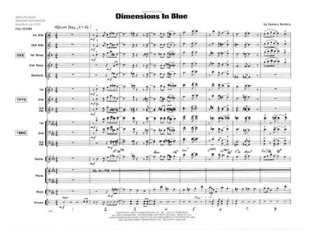 Dimensions In Blue 