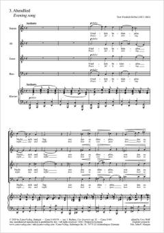 Canción vespertina op. 92,3 Standard