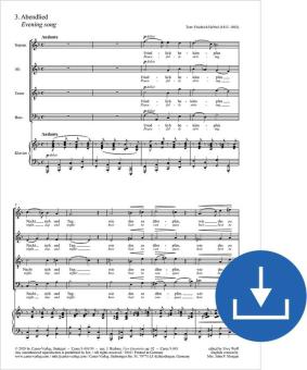 Canción vespertina op. 92,3 Download