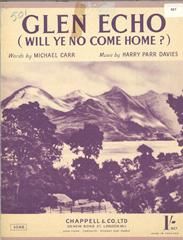 Glen Echo (Will Ye No Come Home?) 