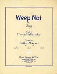 Weep Not 