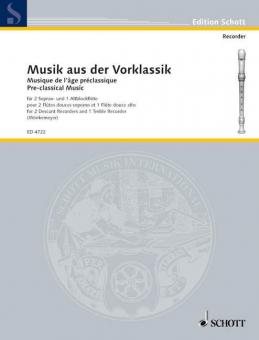 Pre-Classical Music Standard