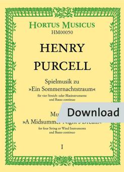 Spielmusik zum Sommernachtstraum Heft 1 (Nr. 1-10) 