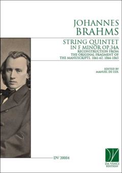 String Quintet in F minor op. 34A 