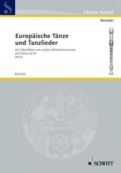 European Dances and Dance Songs 