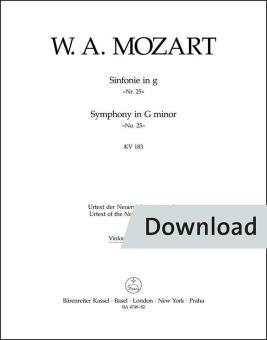 Sinfonie Nr. 25 g-Moll KV 183 Download