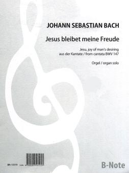 Jesu joy of man's desiring' from cantata BWV 147 for organ solo 