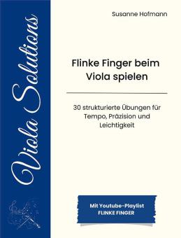 Flinke Finger beim Viola spielen 