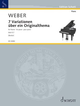 7 variaciones sobre un tema original, op. 9, WeV R.7 Standard