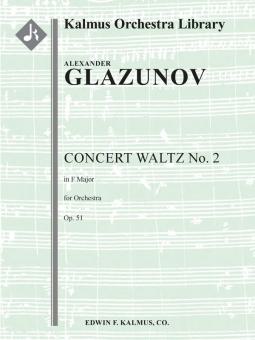 Concert Waltz No. 2 in F op. 51 