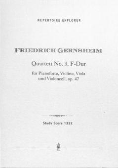 Quartett 3 F-Dur op. 47 