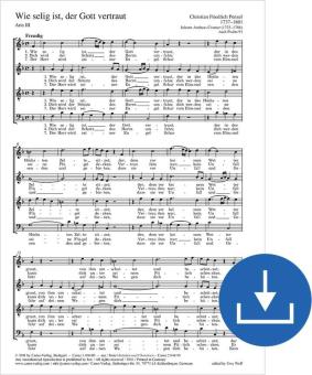 Wie selig ist, der Gott vertraut 