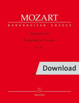 Sinfonie D-Dur KV 141a (161) Download