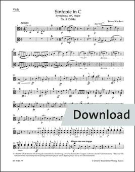 Sinfonie Nr. 8 C-Dur D 944 Download