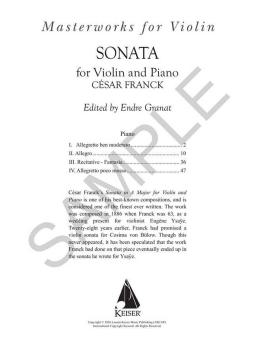 Sonata in A Major 