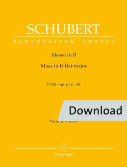 Misa en si bemol mayor, op. post. 141, D 324 Download