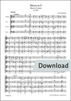 Misa en si bemol mayor, op. post. 141, D 324 Download