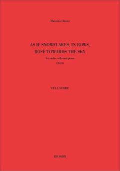 As if snowflakes, in rows, rose towards the sky 