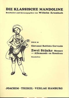 2 Stücke - Menuet Allemande en Rondeau 