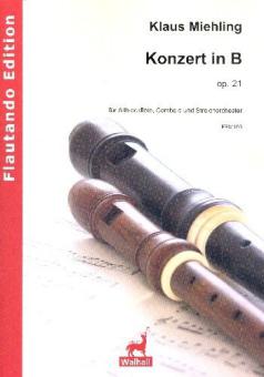 Konzert B-Dur op. 21 