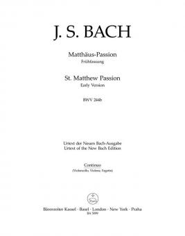 Matthäus-Passion BWV 244b 