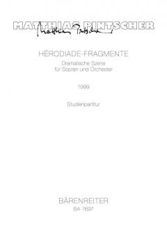 Hérodiade-Fragmente (1999) 