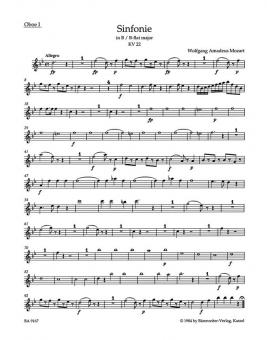Sinfonie Nr. 5 B-Dur KV 22 