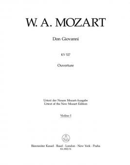 Ouverture zu 'Don Giovanni' KV 527 