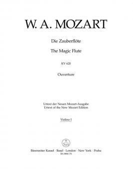 Die Zauberflöte KV 620 Ouvertüre 