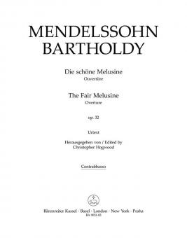 Die schöne Melusine op. 32 