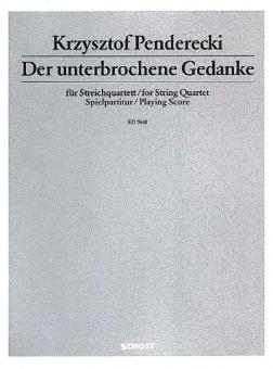 Der unterbrochene Gedanke 