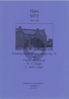 20 kleine Vortragsstücke Op. 73 No. 11 