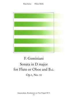 Sonata Op. 1 No. 10 D Major 