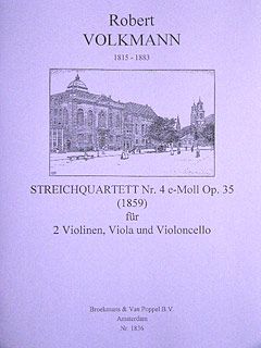 String Quartet No. 4 E Minor Op. 35 