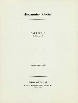 Capriccio op. 6 