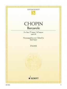 Barcarole F-Sharp Major Op. 60 Standard